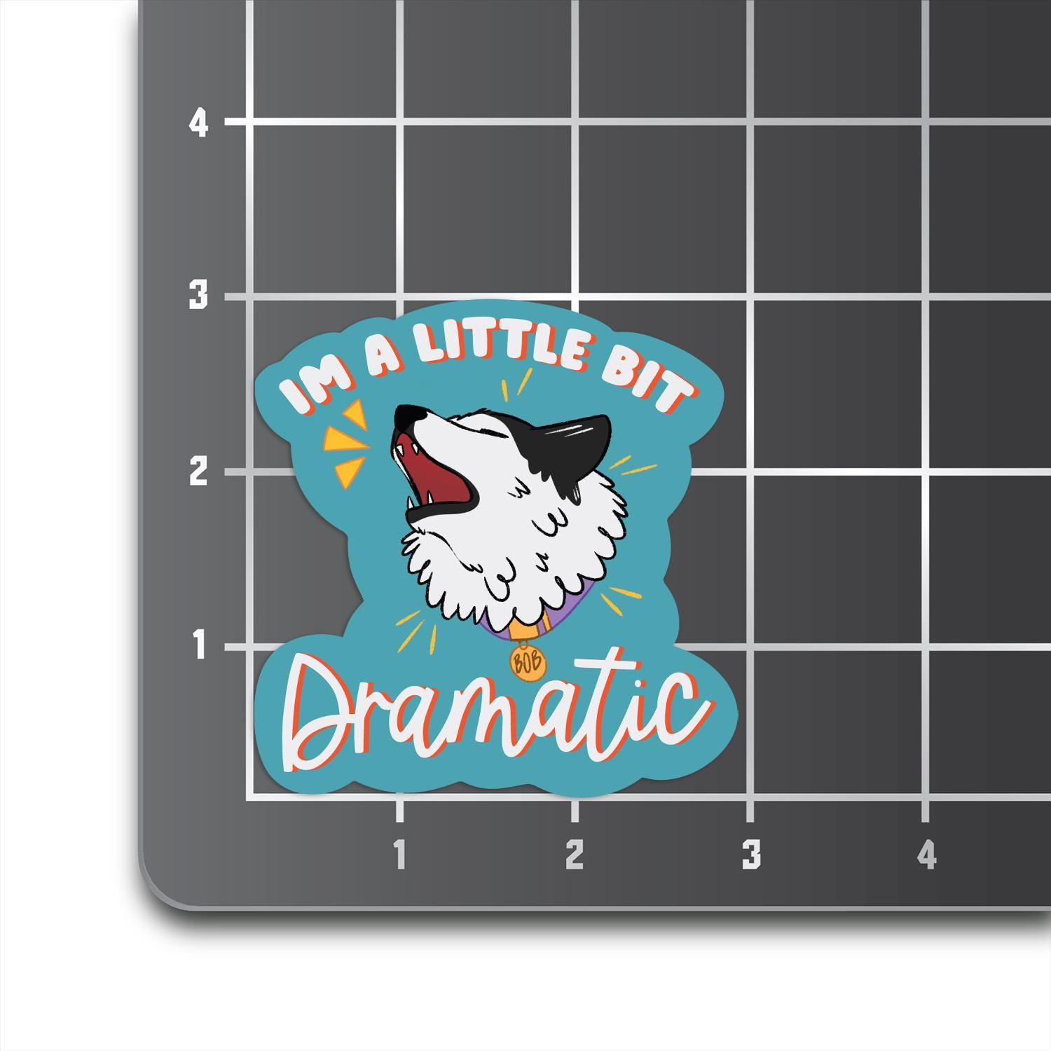 I'm a Little Bit Dramatic Sticker | Water Bottle Sticker | Dog Stickers ...