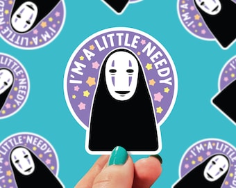 No Face Sticker | Phone Sticker | Movie Sticker | Studio Ghibli Sticker | Spirited Away Sticker | Kindle Sticker | Anime Sticker | 0099G