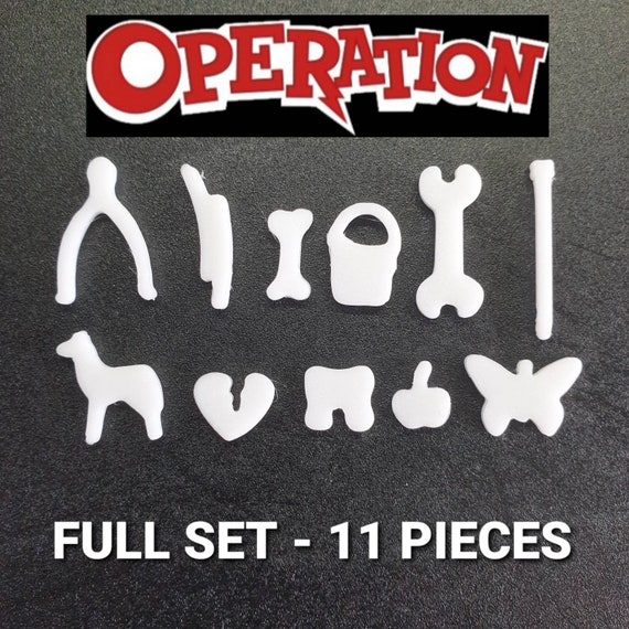 Operation game pieces