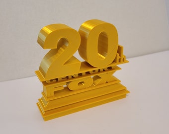 Modello con logo 3D della 20th Century Fox