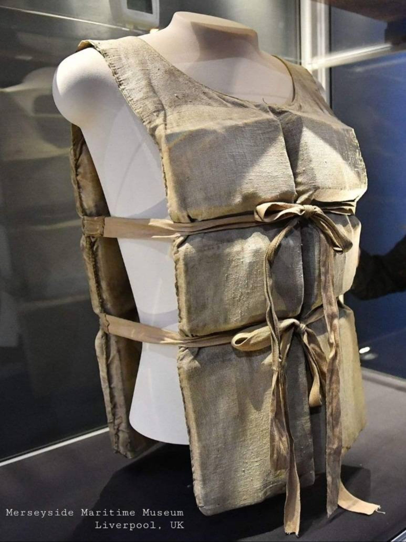 RMS Titanic Reproduction Cork Life Jacket Etsy