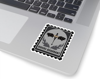 Riders quadrant sticker | Fourth Wing Inspired |Bookish Stamp Sticker | Kindle Decor | Fantasy | Perfect Gift For Book Lover