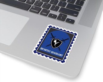 Infantry quadrant sticker | Fourth Wing Inspired |Bookish Stamp Sticker | Kindle Decor | Fantasy | Perfect Gift For Book Lover