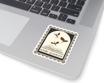 Scribe quadrant sticker | Fourth Wing Inspired |Bookish Stamp Sticker | Kindle Decor | Fantasy | Perfect Gift For Book Lover