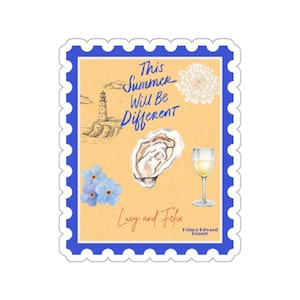Dieser Sommer wird anders sein Bücherwurm Stempel Aufkleber | kindle decor | perfekte Geschenk für Buchliebhaber