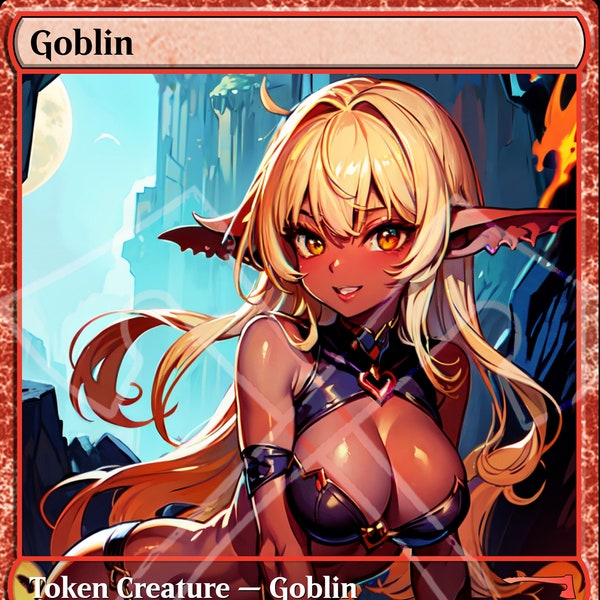 Goblin Token 1/1 PROXY Anime Waifu