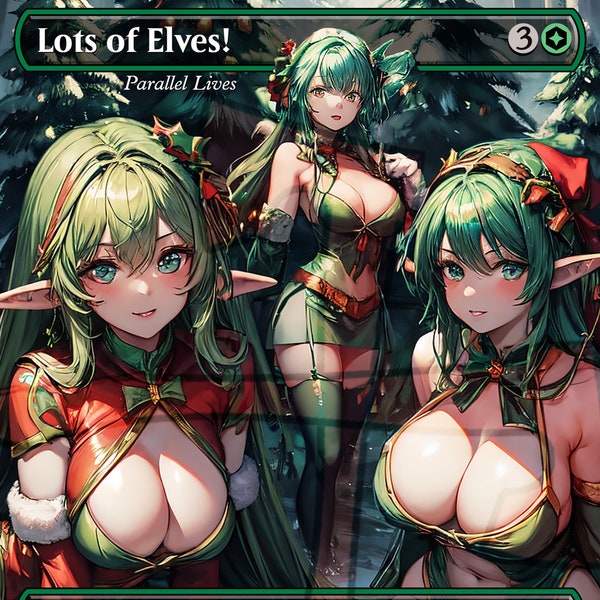 Parallel Lives "Lots of Elves" Winter PROXY Anime Waifu