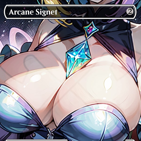 Arcane Signet PROXY Giant Diamond D's Anime Waifu