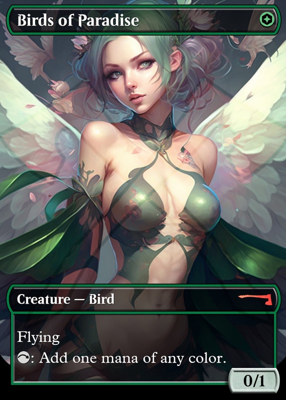 Birds of Paradise PROXY Anime Waifu - Etsy