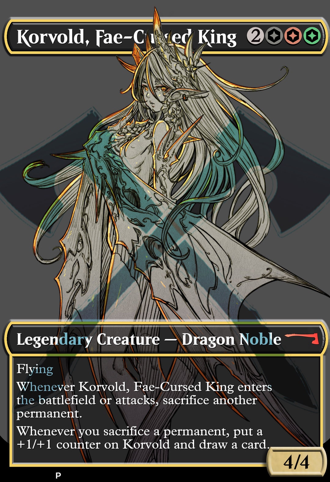 Anime Korvold Faecursed King Etsy