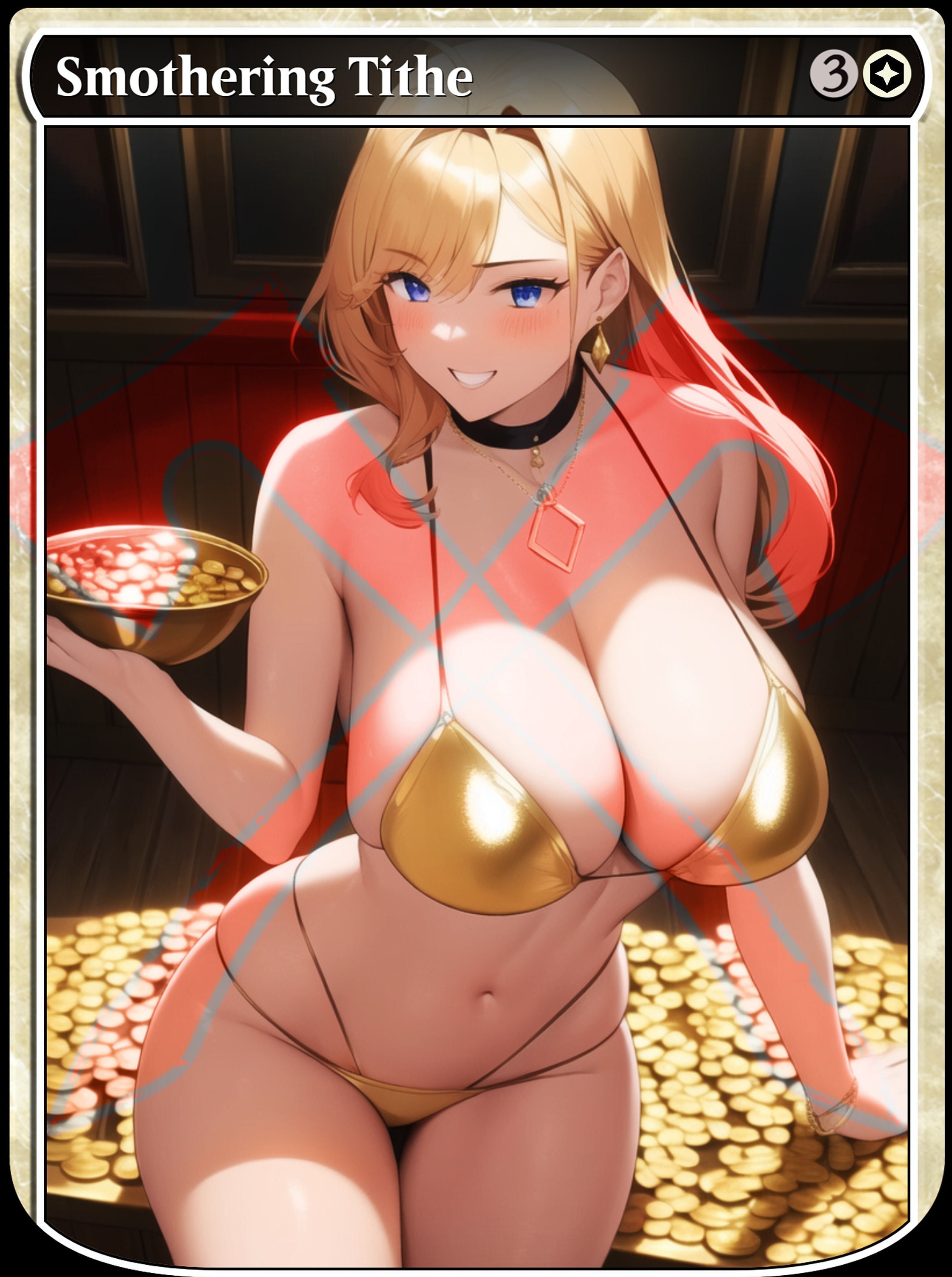 Smothering Tithe PROXY Waifu Anime Textless Girls - Etsy