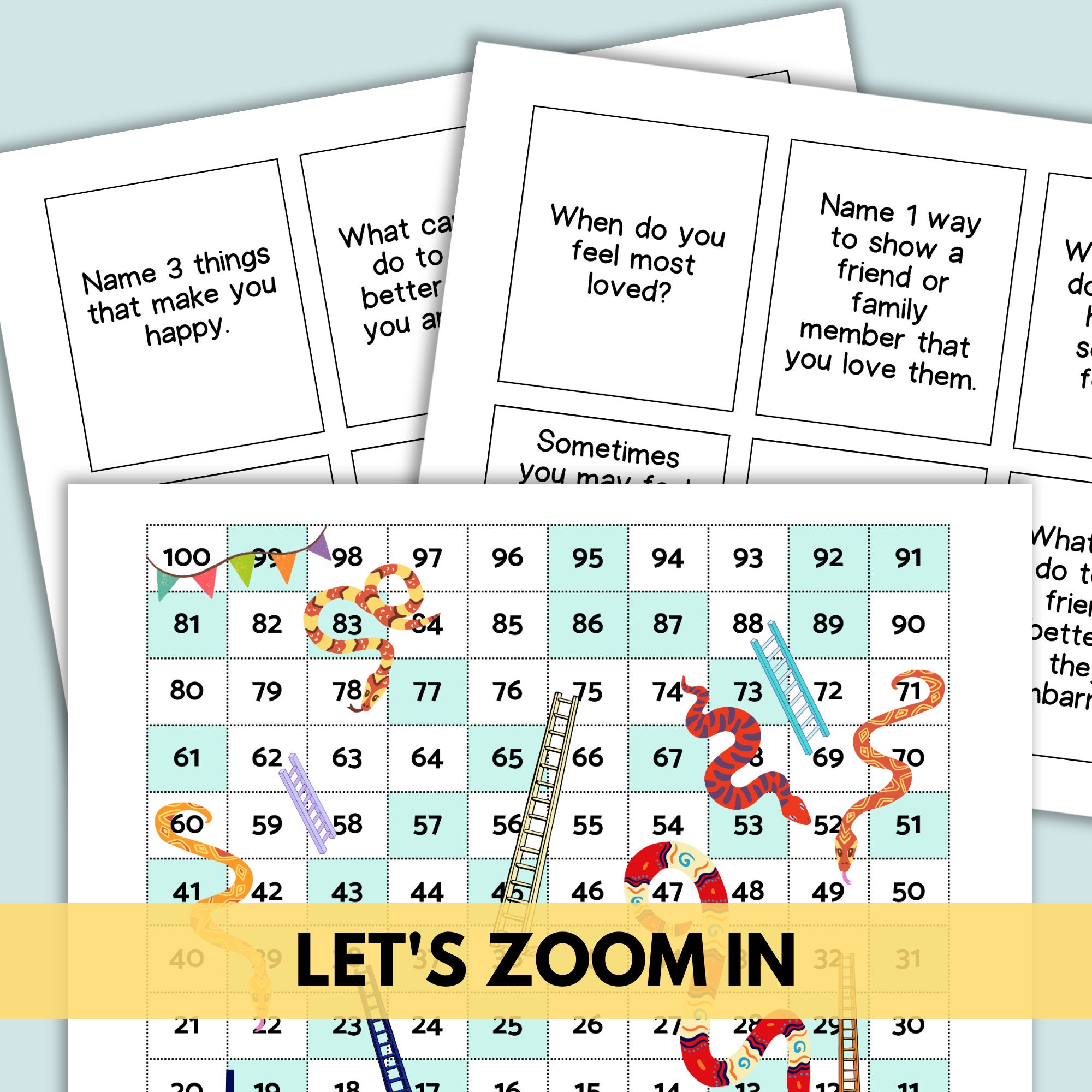 Feelings Game, Play Therapy Activity, Counseling Printable, Kids Group ...