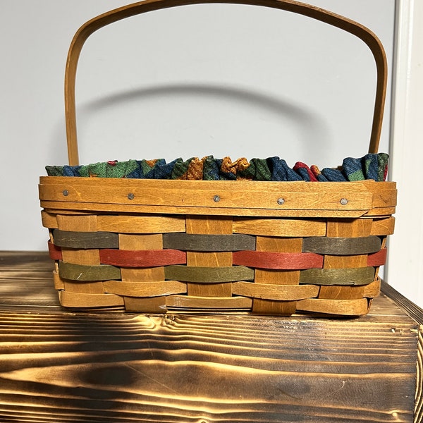 Longaberger Pie Basket for 2 Pies Etsy