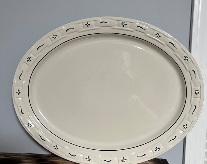 Longaberger Turkey Platter Heritage Blue Etsy