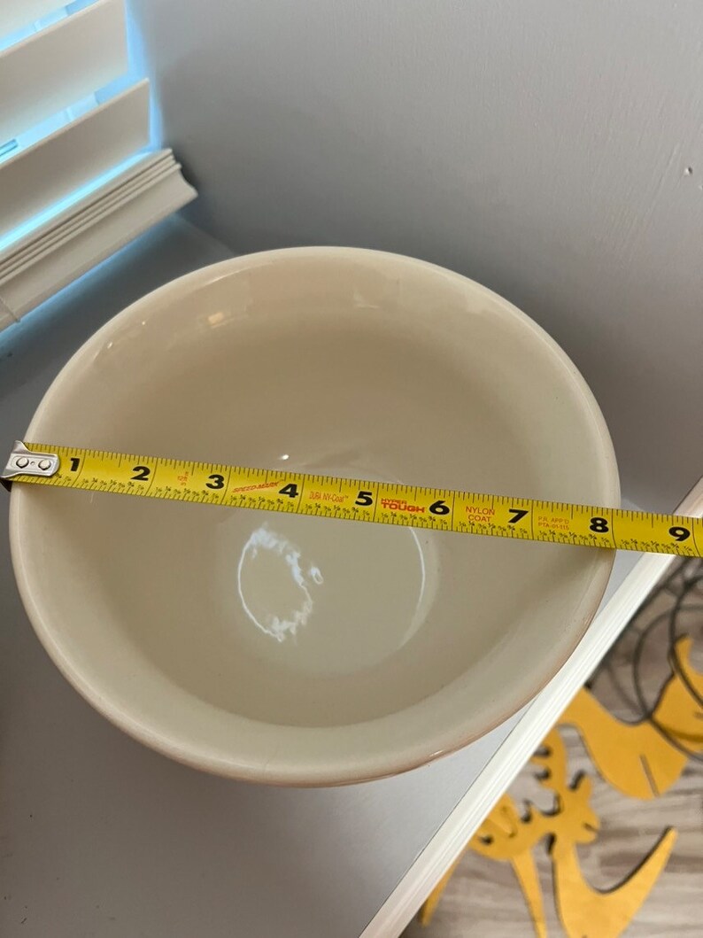 Longaberger 8 Inch Medium Mixing Bowl Etsy