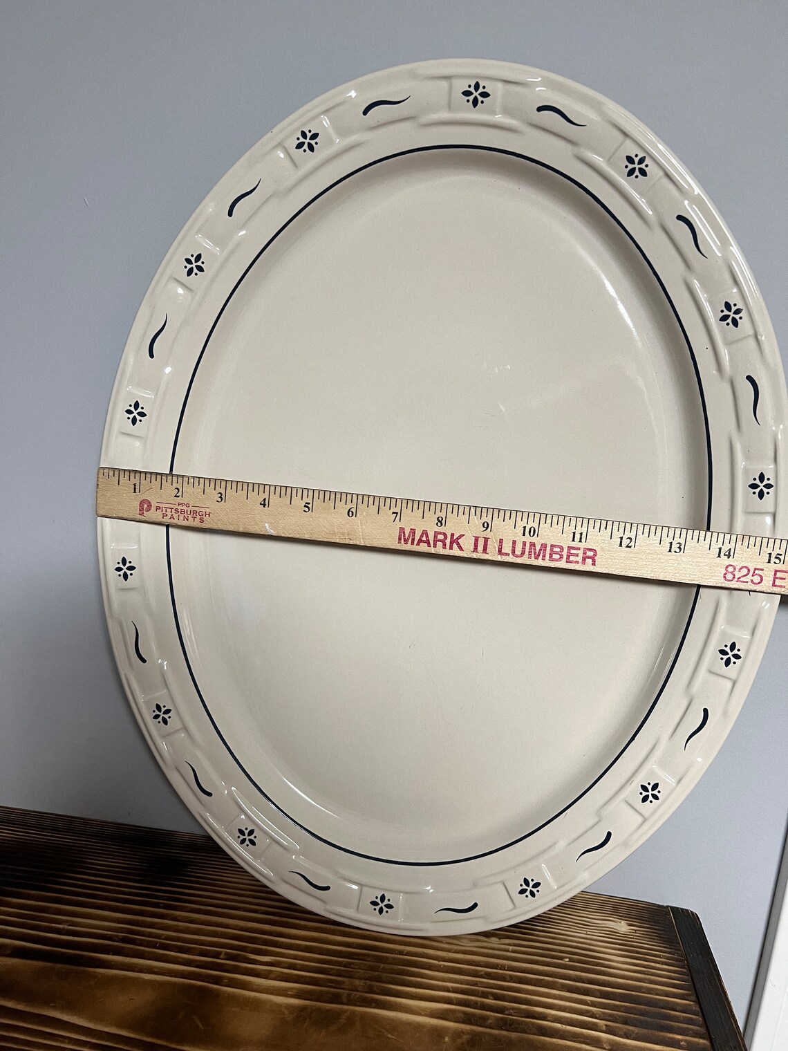 Longaberger Turkey Platter Heritage Blue Etsy