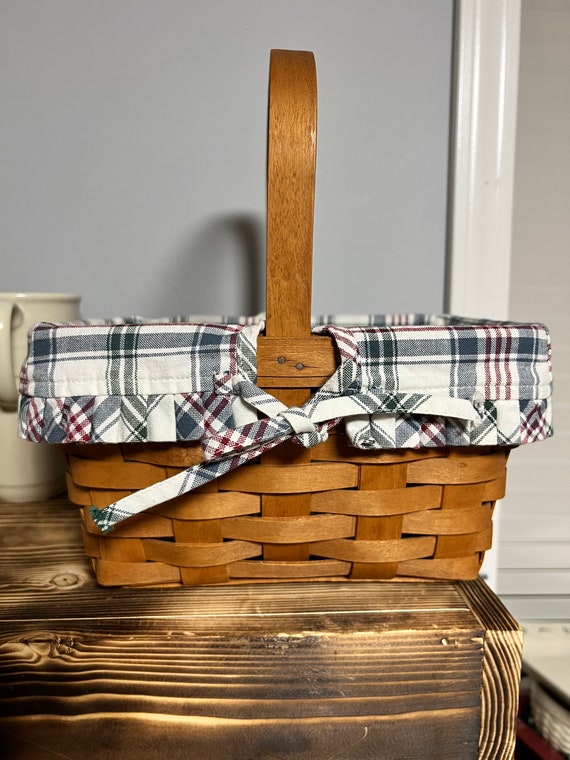 Longaberger Spring Basket, Protector & Liner - Etsy