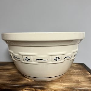 Longaberger 10 inch mixing bowl available in multiple colors