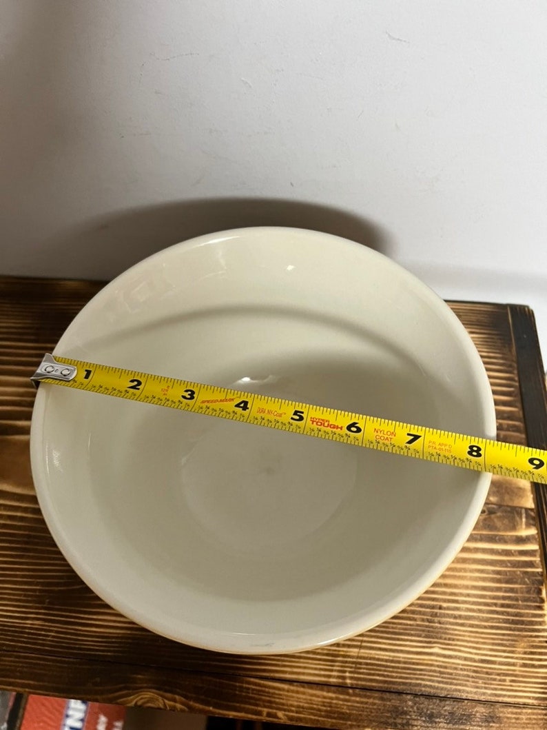 Longaberger 8 Inch Mixing Bowl in Butternut Etsy