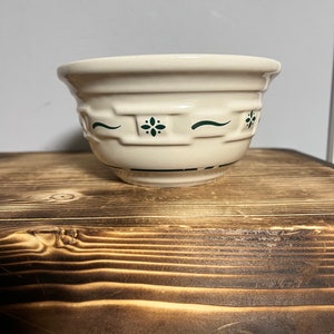 Longaberger 6 inch small mixing bowl