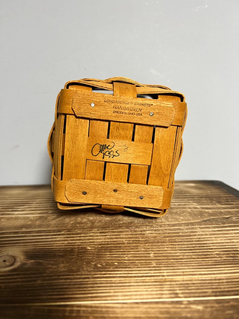 Longaberger Medium Teaspoon Basket With 4 Way Divider Etsy