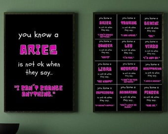 Aries Quotes - Etsy Canada Aries Quotes - Etsy Canada
