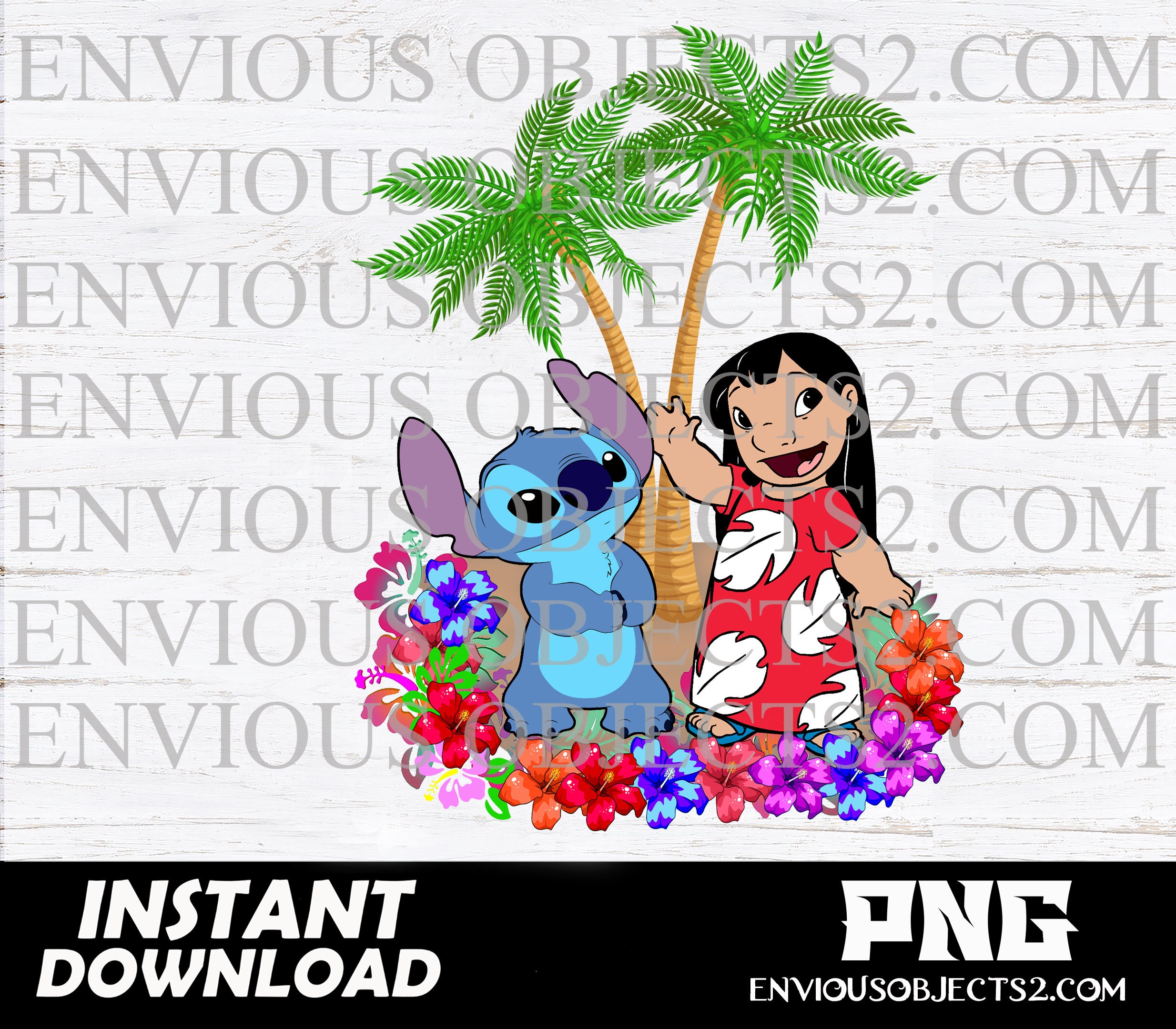 Printable Lilo and Stitch Party Cupcakes Toppers, Stitch Party Cupcakes  Topper, Lilo and Stitch Cupcake Toppers, Printables Party Supplies