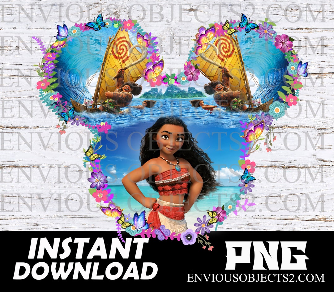 Moana Png, Moana Shirt, Printable, Cut File, Princess Sublimation ...
