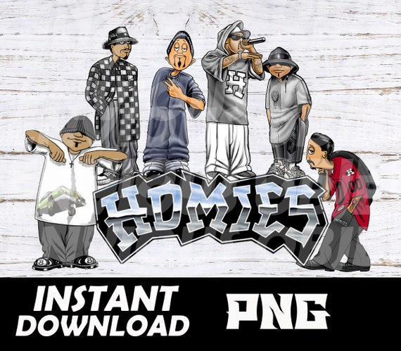 Lil Homies Png Original little Homies vato locos Cholo png - Etsy México