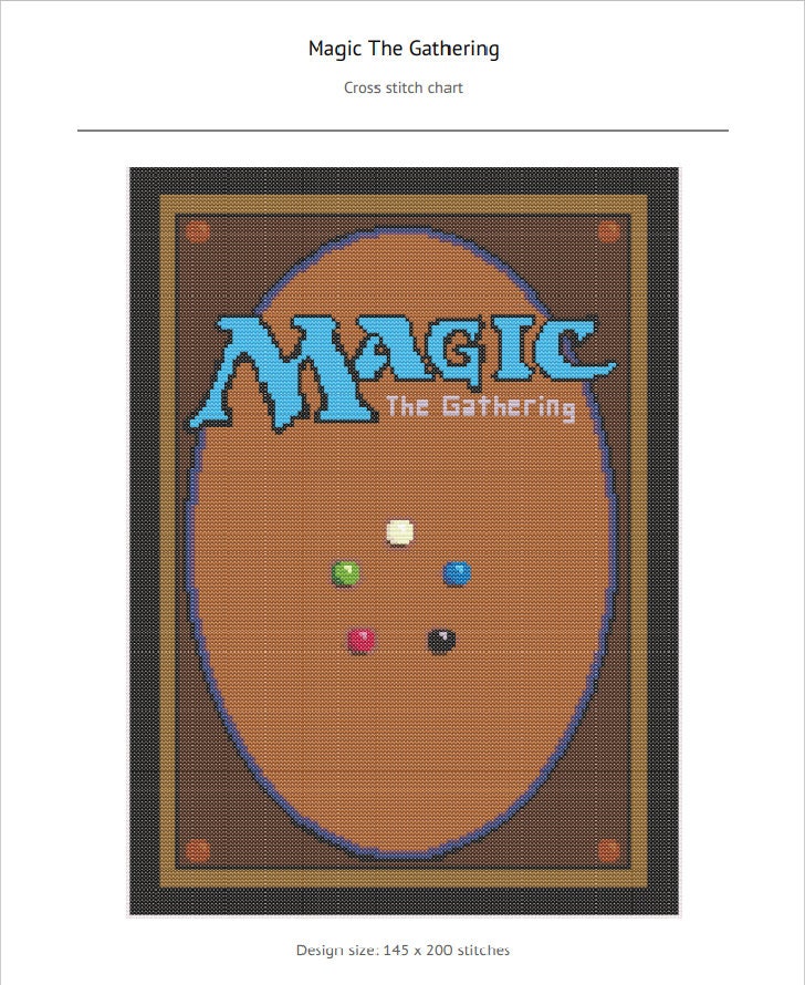 Magic: the Gathering Card Backing - Etsy