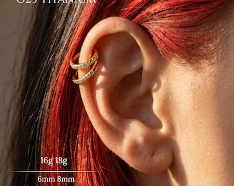 Anillo de aro articulado de titanio de grado implante, oro transparente con circonita cúbica, 20G, 18G, 16G, para nariz, septum, cartílago, hélix, tragus, daith, conch y lóbulo.