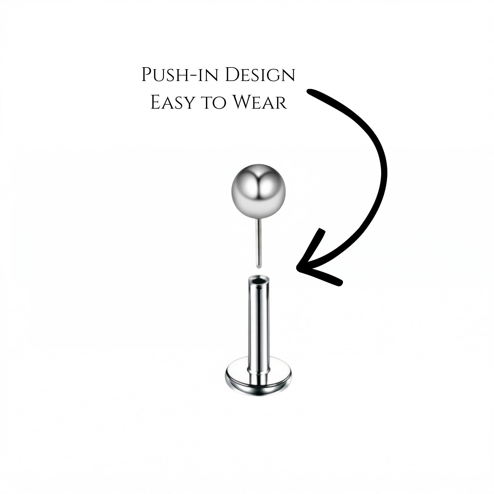 20G,18G,16G Titanium Insertion Taper,threadless Guide Pin,flat Back ...