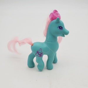 My Little Pony G2 Sugar Belle Generation 2 Hasbro 1997 Vintage MLP  4&quot; Aqua Blue Collectible Horse