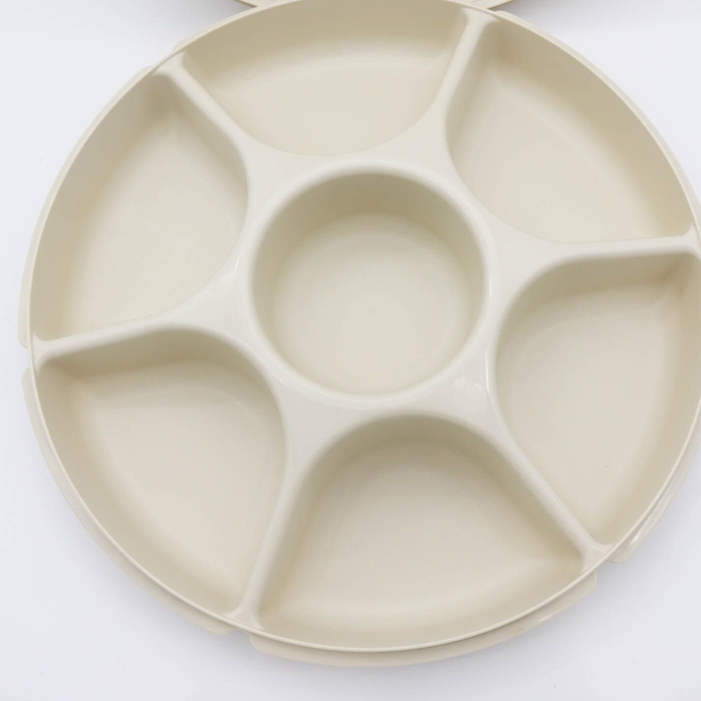 Tupperware Storage Container Divided Veggie Relish Party Tray Etsy