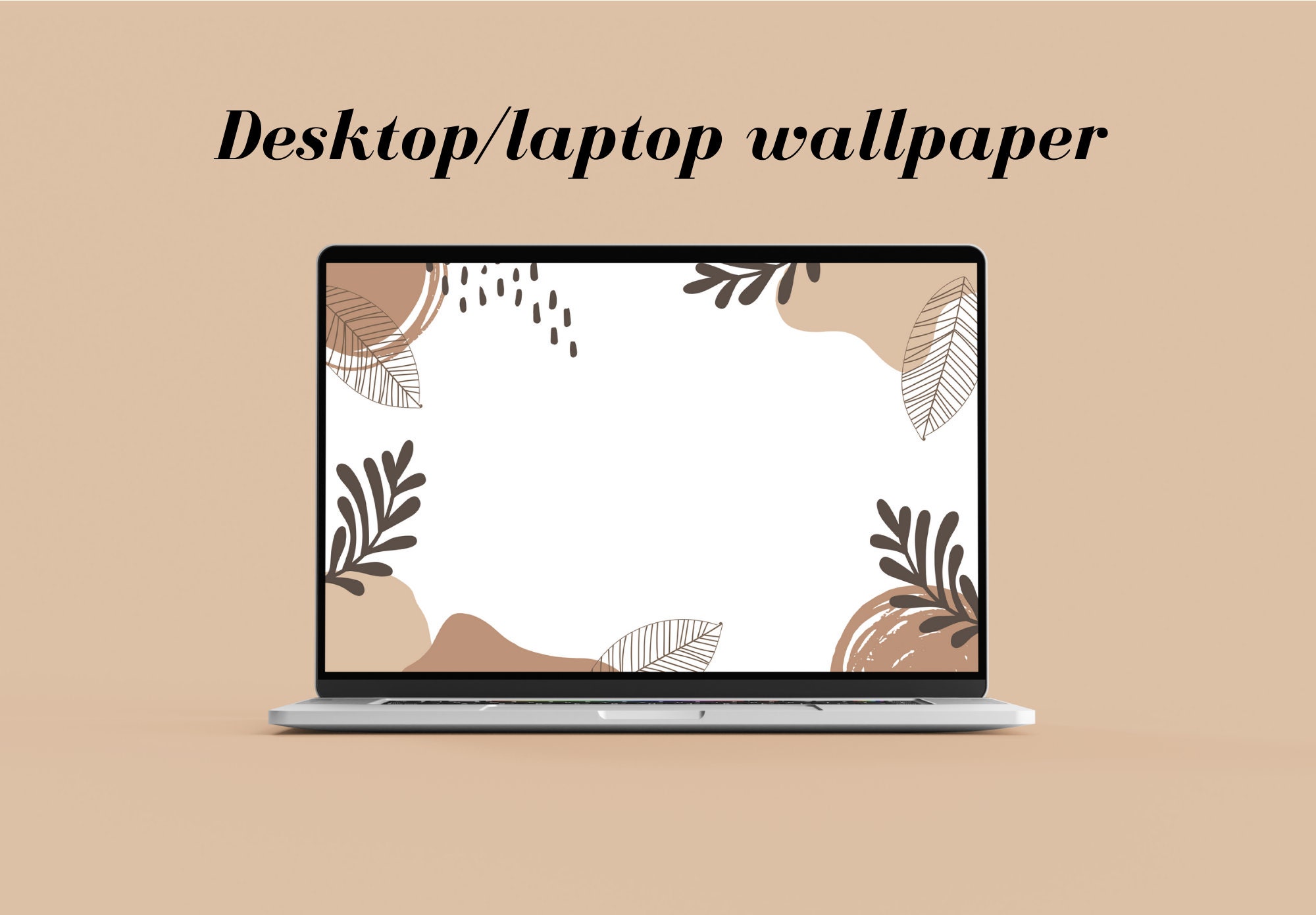 Brown Aesthetic Desktop Wallpaper Laptop Aesthetic Wallpaper Etsy Ireland