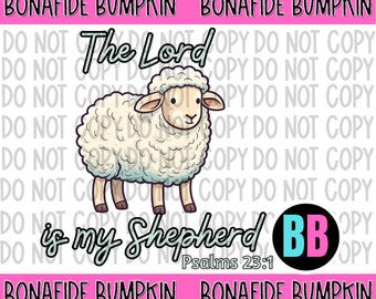 The Lord is My Shepherd PNG