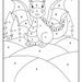 Children's Color by Number Printable PDF Printable Coloring Pages ...