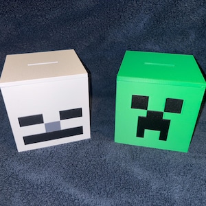 Minecraft-Inspired Piggy Bank
