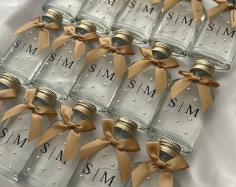 Party favors with pearls | Colonia bottles | Personalized party favors | BESTSELLER | Nişan Hatırası | Hand sanitizer