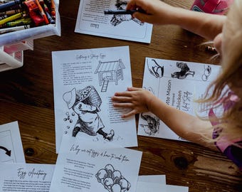 Chicken & Egg Farm Unit Study – Charlotte Mason Inspired Nature Study for Kids