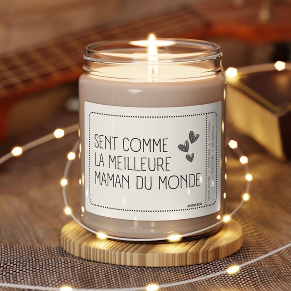 Cadeau pour la fête des mères, cadeau pour l'anniversaire de maman, bougie cadeau pour maman, cadeau drôle pour maman, meilleure maman