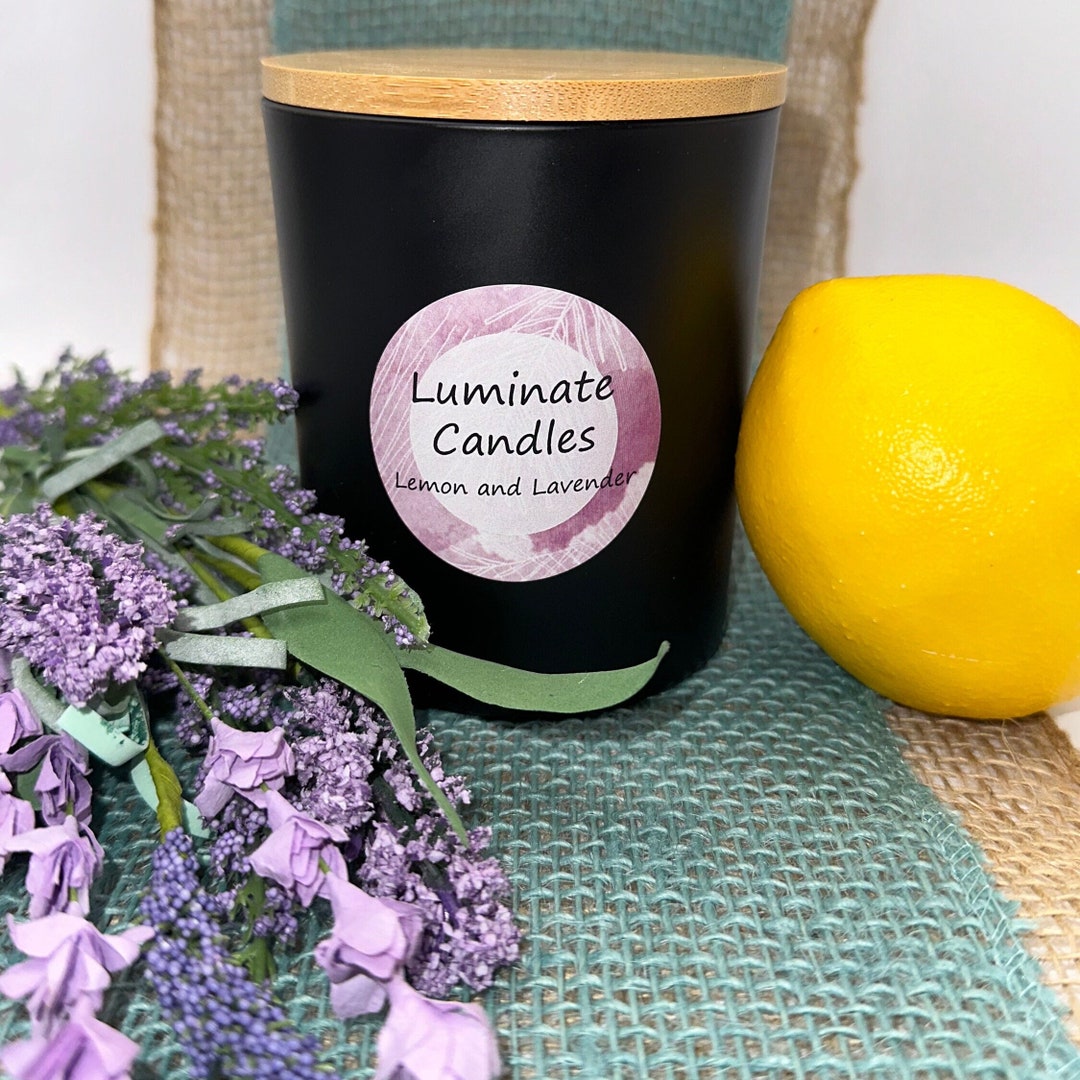 Lemon and Lavender Candle Luminate Candles - Etsy
