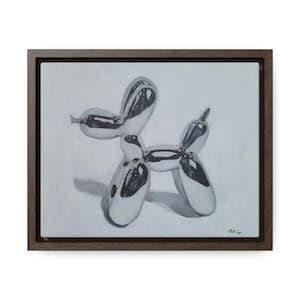 Balloon Dog Painting Print - Gallery Wrapped Canvas W/ Frame