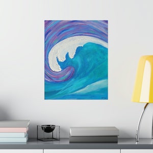 Wave - Premium Matte Plakaty Pionowe