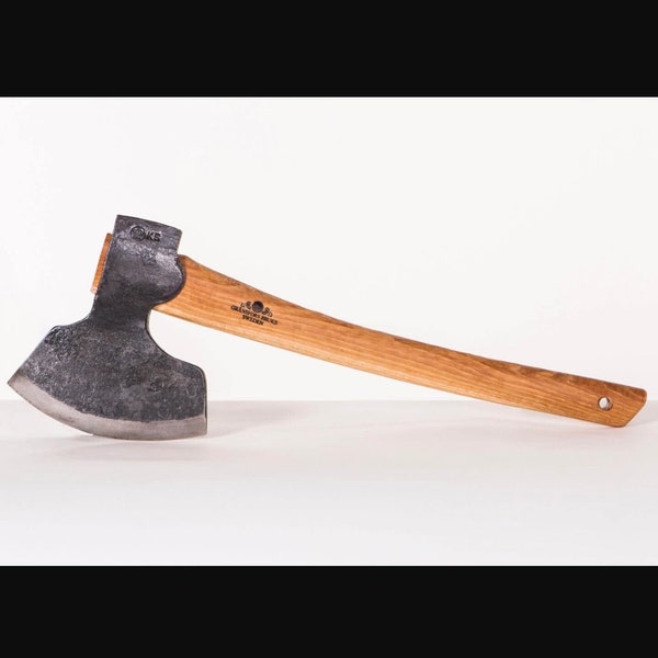 GRÄNSFORS BRUK Broad Axe, Right Bevel & Double Bevel. Model 1900. Carving/Carpenters/Hewing Axe