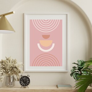 High Resolution Bauhaus Abstract Geometric Design, Mid Century Modern Home Decor, Exhibition Quality Print, Digital Download