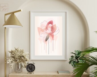LOTUS BLUME Aquarell Kunst | Botanische Wandkunst | Yoga Dekor | Spirituelles Erwachen | Druckbare Kunst | Zen Wanddeko