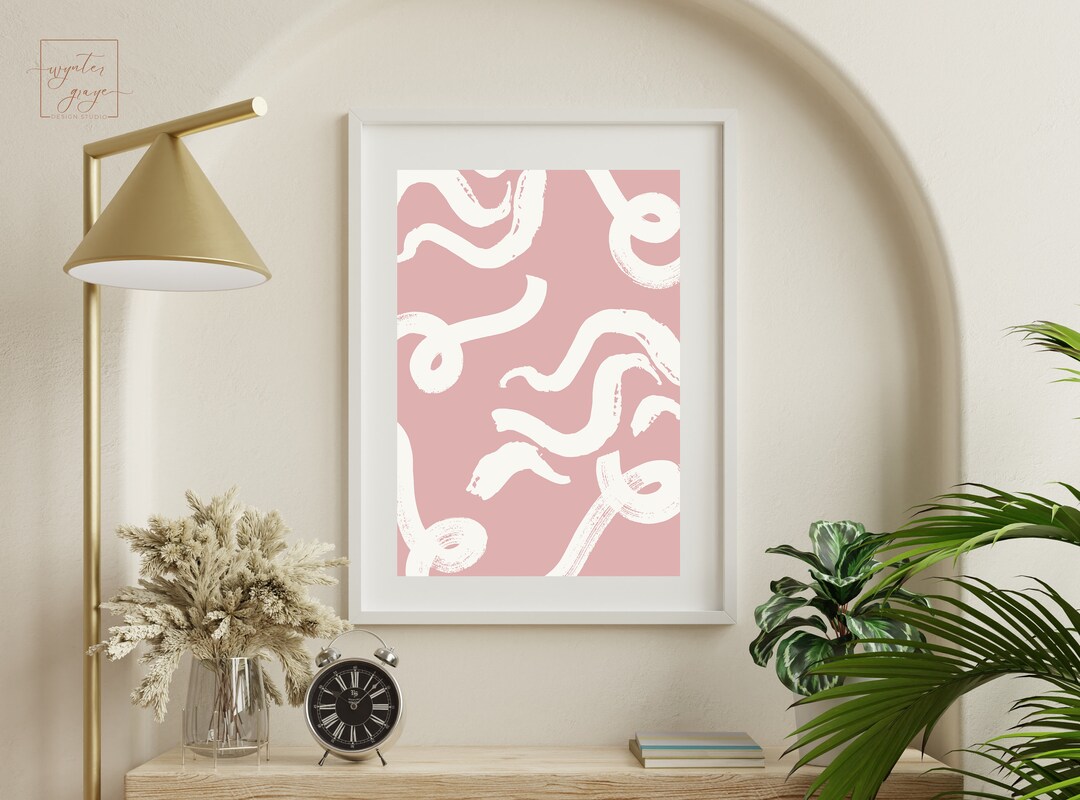 Geometric Bauhaus Artwork Print, Mid Century Modern Wall Art ...