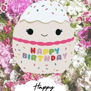 Printable Digital Download Birthday Greeting Card