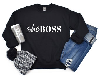 SheBoss Sweatshirt - Investing - Net Worth - Cashflow - Banking - Women Empowerment Gift - Shevester -  Financial Sweatshirt